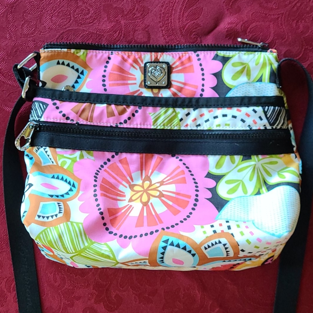 Brighton Colorful Floral Crossbody Bag